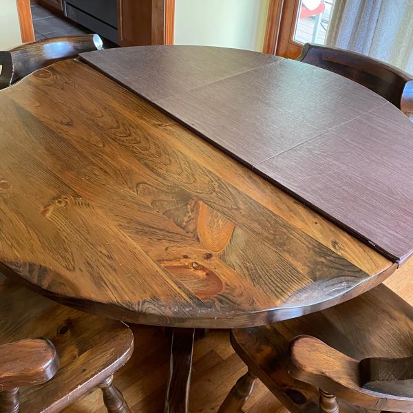 Photo of Vintage Pine Table & Chairs
