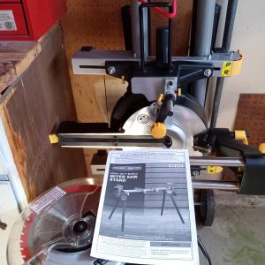 Photo of Miter saw and stand 