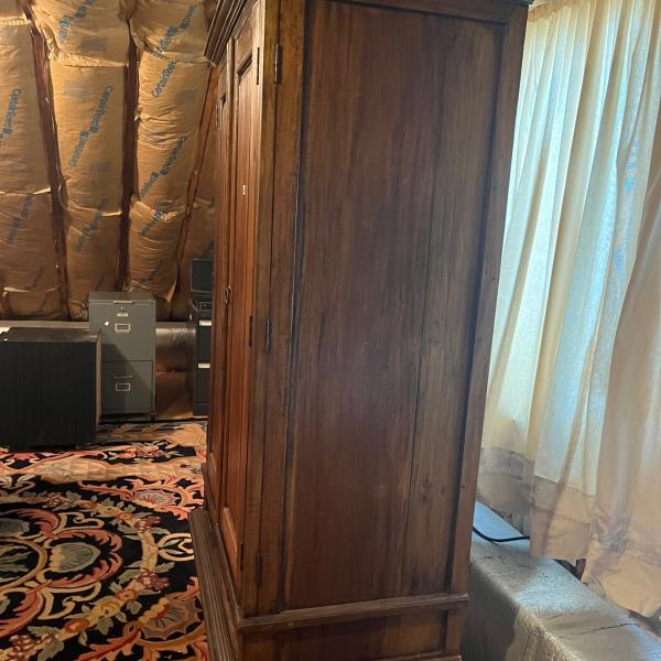 Photo of Antique Armoire One Drawer Three Shelves