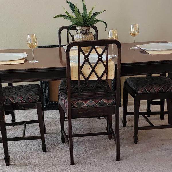 Photo of Vintage Dining Table & Chairs