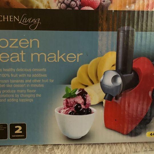 Photo of Kitchen Living Electric Sorbet, Frozen Yogurt & Ice Cream Maker 