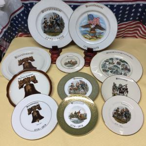 Photo of Collection Fine China BiCentennial Plates 1776-1976