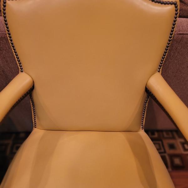 Photo of 2 Leather Nailhead Chairs