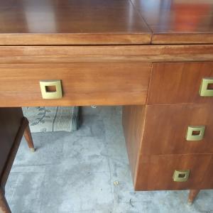 Photo of General Electric 8 track player/Mid Century sewing  desk