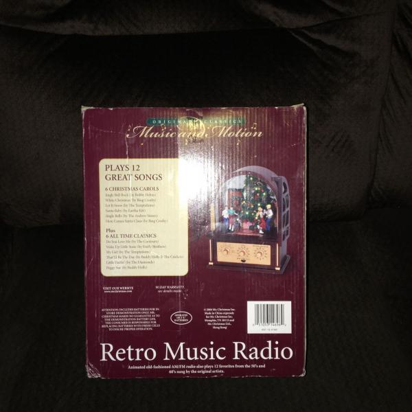 Photo of Mr. Christmas Retro Music Radio