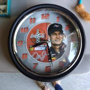 Photo of Dale Earnhardt clock