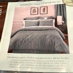 METROPOLITAN ~ Tribeca ~ Oversized King Comforter Set ~ Like New
