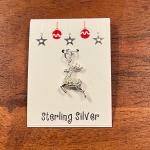 STERLING ~ Reindeer Pendant