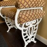 Bedroom, Hall, Foyer Iron Accent Bench