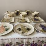 Perfect condition accent luncheon dish set