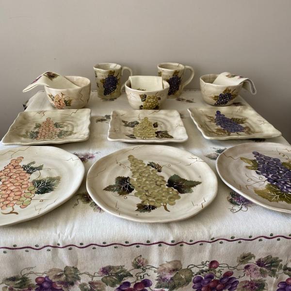 Photo of Perfect condition accent luncheon dish set