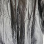 Women's 3x lined leather coat