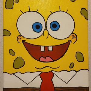 Photo of SpongeBob Painting