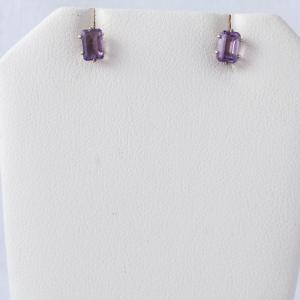 Photo of SS amethyst earrings