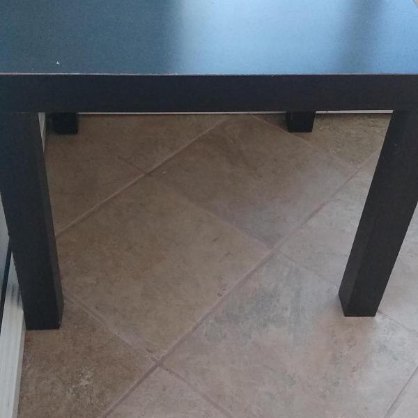 Photo of Small Black Square Table