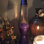 Purple lava lamp 