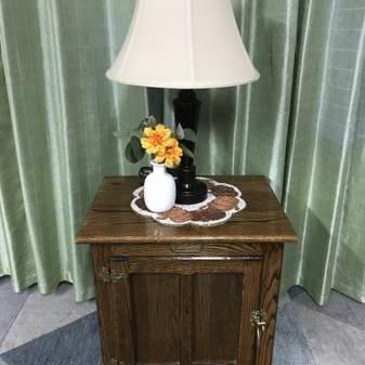 Photo of Oak Nightstand/End Table-PRICE REDUCED!