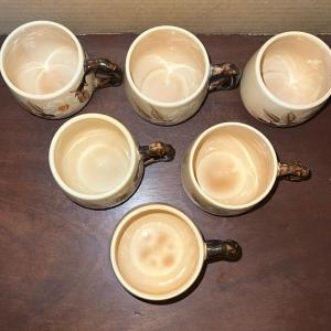 Photo of Lot FFA Franciscan Cafe Royal 6 Coffee Mugs USA