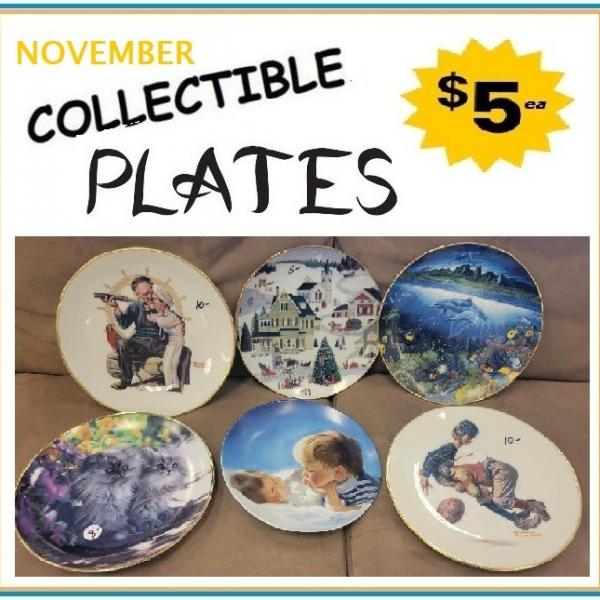 Photo of  All Collector Plates  $5 in November  ♫