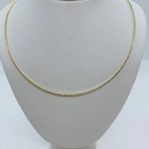 Photo of LOT 73: 14K Gold Very Thin 18" Choker Style Necklace - 3.88 gtw