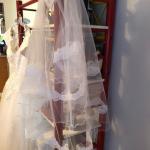 SIZE 14 WEDDING GOWN AND VEIL