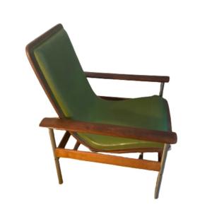 Photo of Sven Ivar Dysthe Danish Modern Bentwood Leather Chair