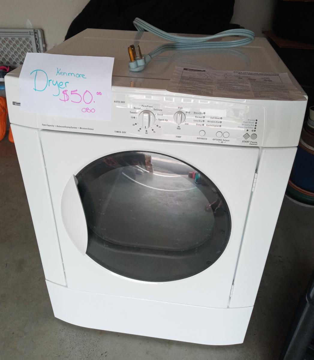 Dryer Kenmore for sale snaplist