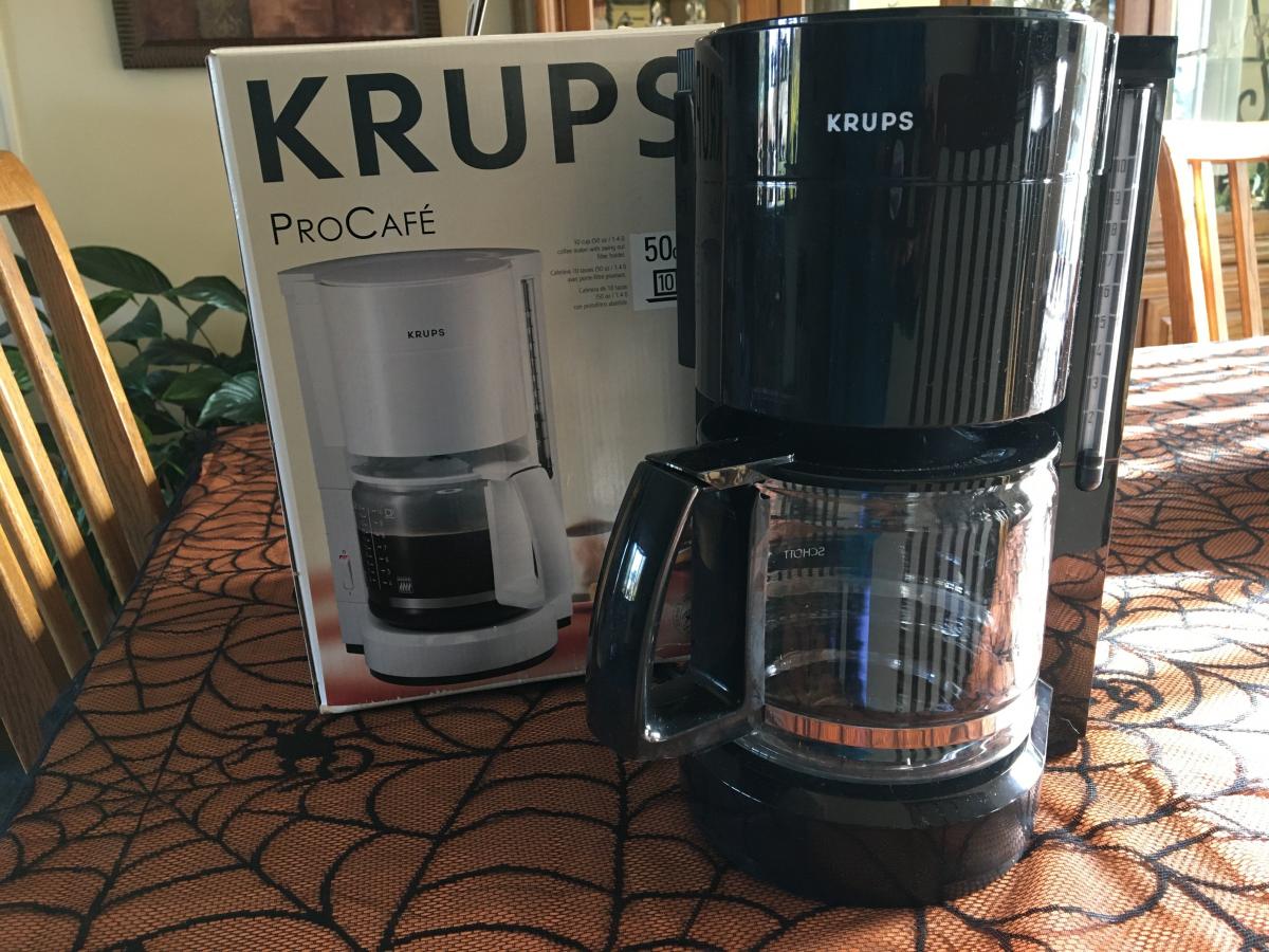 Krups Pro café 10 cup drip coffee maker snaplist