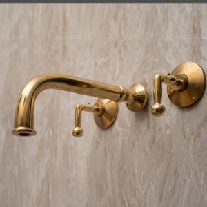 Photo of Antique Brass Bathroom Faucet