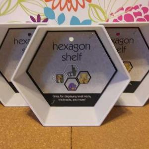 Photo of Plastic Hexagon Shelves - Set of 3