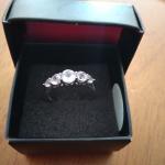 5 Stone Ring in .925 Silver - size 8