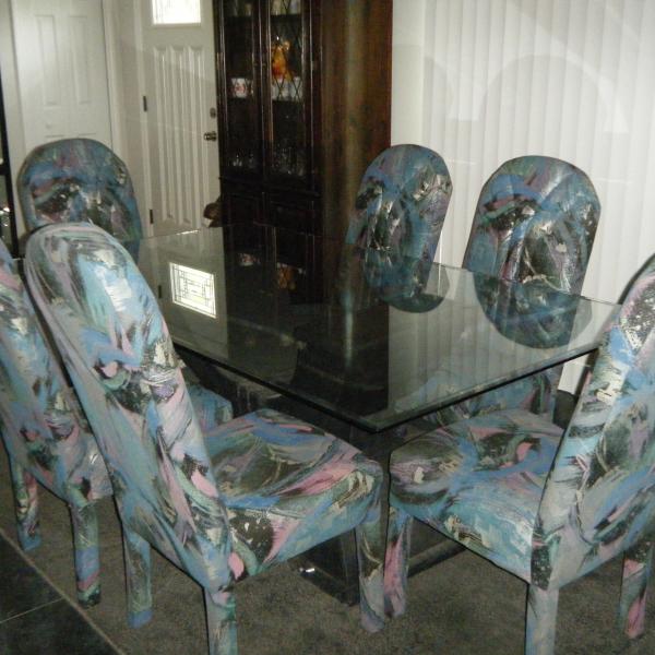 Photo of Dining Room Table with 6 Chairs