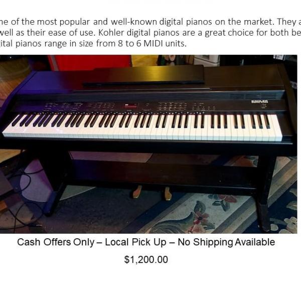 Photo of Kohler Digital Piano with Bench 