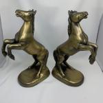 VTG Rearing Horse Bookends - Very Heavy