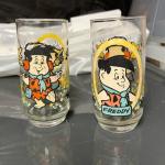 Flintstone glass set-Freddy