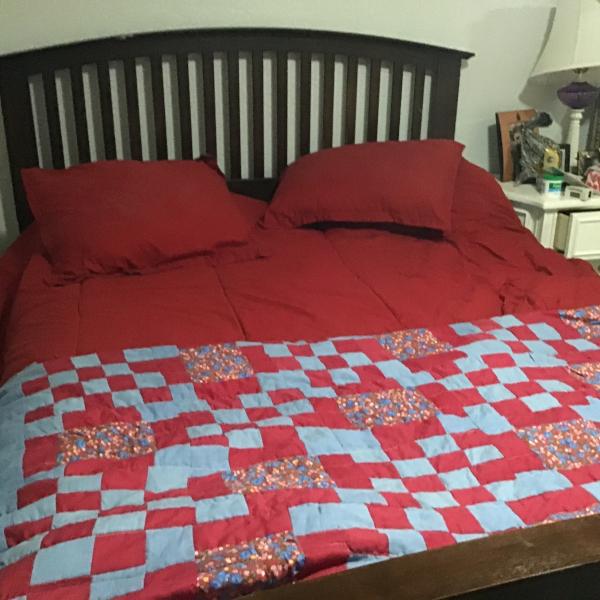 Photo of Queen size bed with mattress