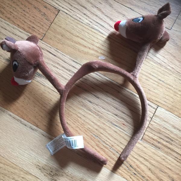 Photo of Rudolph The Red Nosed Reindeer Headgear For Dogs