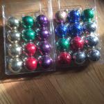 24 Christmas Ball Ornaments