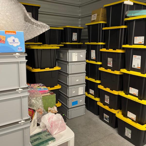 Photo of Storage full of eBay inventory 