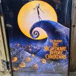 Vintage Tim Burton's "Nightmare Before Christmas" Framed Movie Poster