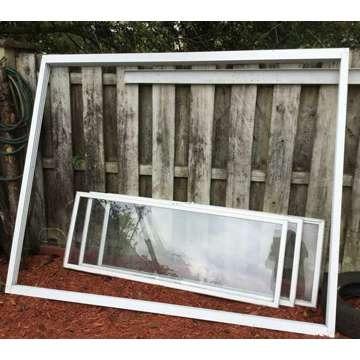 Photo of 2 Patio Aluminum Frames - 1st with Sliding Doors, 2nd - just screened - $180