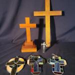 Stained Glass Crosses, Wooden Crosses, and More (LR-DW)