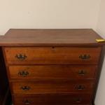 Mahogany 4 drawer chest of drawers