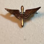 Vintage Sterling Pilot Pin - Military