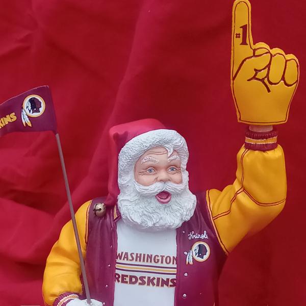 Photo of Vintage NFL Washington Redskins WFT Santa