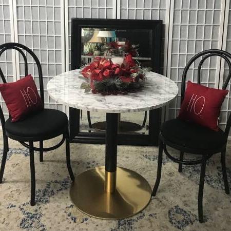 Photo of New Table and two Chairs-PRICE REDUCED!