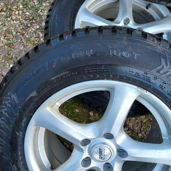 Photo of Studded winter tires with rims