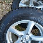 Studded winter tires with rims