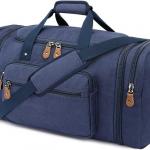 New, Canvas Duffle Bag for Travel, 60L Duffel Overnight Weekend Bag(Gray)