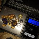 24.20 grams 10k gf vintage pins